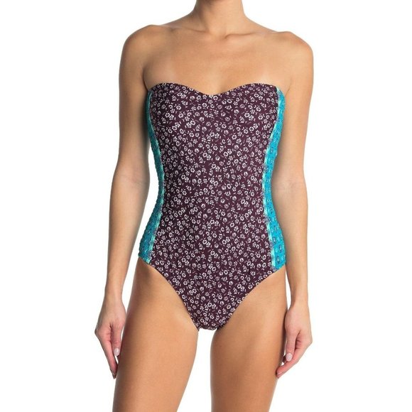 Laundry Other - LAUNDRY by Shelli Segal Floral Bandeau Swimsuit